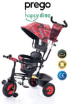 Prego Happy Dino Çocuk Bisikleti T307 Kırmızı