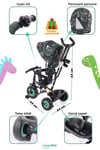 Prego Happy Dino Çocuk Bisikleti T307 Yeşil