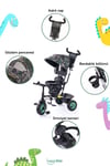 Prego Happy Dino Çocuk Bisikleti T307 Yeşil