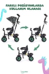 Prego Happy Dino Çocuk Bisikleti T307 Yeşil