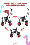 Prego Happy Dino Çocuk Bisikleti T307 Kırmızı
