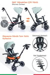 Prego Happy Dino Plus 360° Dönebilen Koltuklu Tamamen Katlanabilir Çocuk Bisikleti Yeşil P670