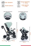 Prego Happy Dino Plus 360° Dönebilen Koltuklu Tamamen Katlanabilir Çocuk Bisikleti Yeşil P670