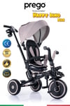Prego Happy Dino Plus 360° Dönebilen Koltuklu Tamamen Katlanabilir Çocuk Bisikleti Bej P670