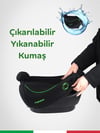 Prego Hera İ-Size İsofixli Yükseltici Oto Koltuğu Yeşil 4099