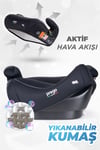 Prego Hera İ-Size İsofixli Yükseltici Oto Koltuğu Siyah 4099