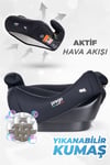 Prego Hera İ-Size İsofixli Yükseltici Oto Koltuğu Siyah 4099