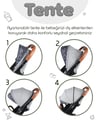 Prego Lotus Kabin Boy Bebek Arabası Gri 2033