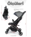 Prego Lotus Kabin Boy Bebek Arabası Gri 2033