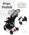 Prego Lotus Kabin Boy Bebek Arabası Gri 2033