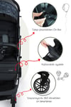 Prego Lotus Katlanabilir Kabin Boy Travel Bebek Arabası Gri 2033