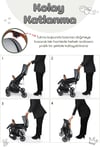 Prego Lotus Katlanabilir Kabin Boy Travel Bebek Arabası Gri 2033