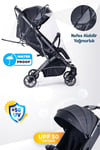 Prego Lotus Pro Kabin Boy Bebek Arabası Siyah 2453