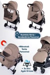 Prego Lotus Pro Kabin Boy Bebek Arabası Kahve 2453