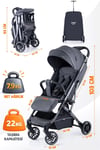 Prego Lotus Pro Kabin Boy Bebek Arabası Füme 2453