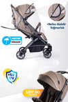 Prego Lotus Pro Kabin Boy Bebek Arabası Kahve 2453
