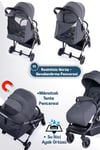 Prego Lotus Pro Kabin Boy Bebek Arabası Füme 2453