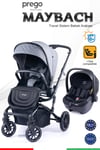 Prego Maybach İ-Size UV Tenteli Bebek Arabası Gri 2405