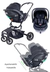 Prego Maybach İ-Size UV Tenteli Bebek Arabası Gri 2405