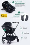 Prego Mios Premium I-Size Bebek Arabası Gri 2415