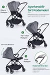 Prego Mios Premium I-Size Bebek Arabası Gri 2415