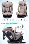 Prego Odinfix Alarmlı I-Size Oto Koltuğu Bej 4100