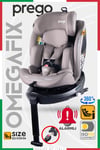 Prego Omegafix  I-Size Oto Koltuğu Ayak Destekli Bej 4101