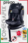Prego Omegafix  I-Size Oto Koltuğu  Ayak Destekli Siyah 4101