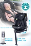 Prego Omegafix  I-Size Oto Koltuğu  Ayak Destekli Siyah 4101