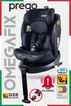 Prego Omegafix  I-Size Oto Koltuğu  Ayak Destekli Siyah 4101