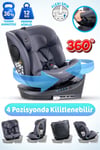Prego Omegafix  I-Size Oto Koltuğu  Ayak Destekli Gri 4101