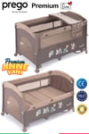 Prego Premium Line Alt Açma Üniteli BEJ Anne Yanı Oyun Parkı 70*120 Cm Bej 8049