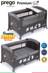 Prego Premium Line Alt Açma Üniteli FÜME Anne Yanı Oyun Parkı 70*120 Füme 8049