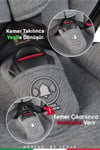 Prego Profix 360 Derece Dönebilen 0-36 Kg İsofixli Oto Koltuğu 0-36 Kg Gri 4083