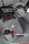 Prego Profix Pro Signal 360 Derece Dönebilen 0-36 Kg Isofixli Oto Koltuğu Gri 4093