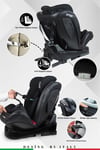 Prego Profix Pro Signal 360 Derece Dönebilen 0-36 Kg Isofixli Oto Koltuğu Siyah 4093