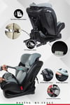 Prego Profix Pro Signal 360 Derece Dönebilen 0-36 Kg Isofixli Oto Koltuğu Gri 4093