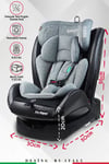 Prego Profix Pro Signal 360 Derece Dönebilen 0-36 Kg Isofixli Oto Koltuğu Gri 4093