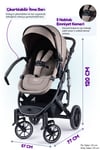 Prego Range Pro I-Size Travel Bebek Arabası Bej SL-668