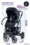Prego Range Pro I-Size Travel Bebek Arabası Siyah SL-668