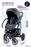 Prego Range Pro I-Size Travel Bebek Arabası Gri SL-668