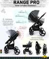 Prego Range Pro Travel Sistem Bebek Arabası 2096 Siyah