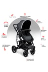 Prego Range Travel Sistem Bebek Arabası 2093 Siyah