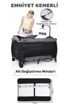 Prego San Diego Plus Oyun Parkı 70*120 Cm Gri + Yatak Hediyeli