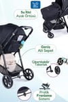 Prego Stein Portbebeli Travel Bebek Arabası Siyah 2097
