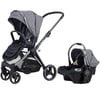 Prego Strada Travel Bebek Arabası Gri 2068