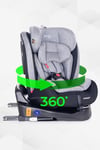 Prego Strongfix 360 Derece Dönebilen 0-36 Kg İsofixli Oto Koltuğu Füme 4088