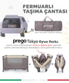 Prego Tokyo Dönenceli Oyun Parkı 70*110 Cm Bej 8047