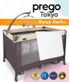 Prego Tokyo Dönenceli Oyun Parkı 70*110 Cm Bej + Yatak Hediyeli