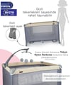 Prego Tokyo Dönenceli Oyun Parkı 70*110 Cm Gri 8047
